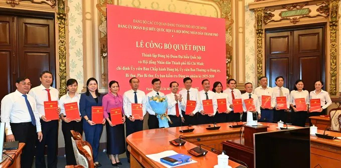 Chỉ định đồng chí Võ Văn Minh giữ chức Bí thư Đảng ủy Đoàn Đại biểu Quốc hội và HĐND TPHCM